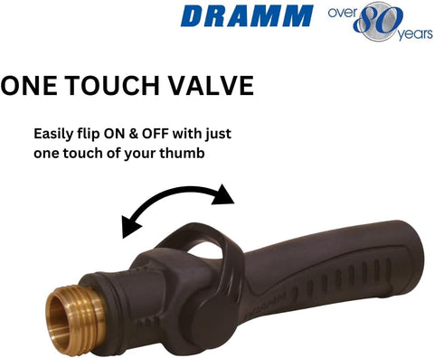 Dramm 16 Inch Rain Wand with One Touch Valve, Blue