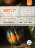 Bentley Seed Co Squash, Acorn Table Queen Seed Packets