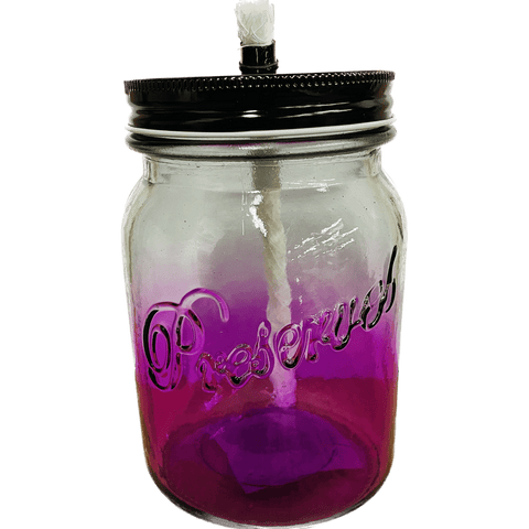 Glass Torch Mason Jar