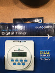 Autopilot Dual Outlet Digital Timer