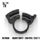 1/2 Heavy duty in quick clamp 10 pcs