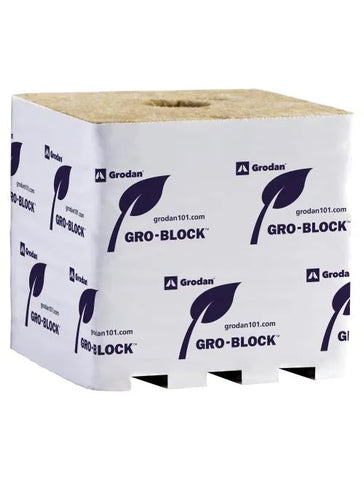 Grodan® PRO Delta 10 Gro-Blocks™ 4x4, (New Improved) Case of 144