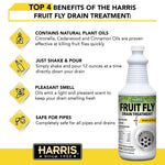 Harris Fruit Fly Drain Treatment, 32oz
